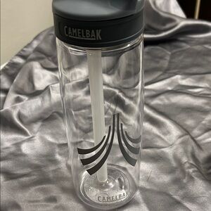 CamelBak Transparent Bottle with Gray Lid